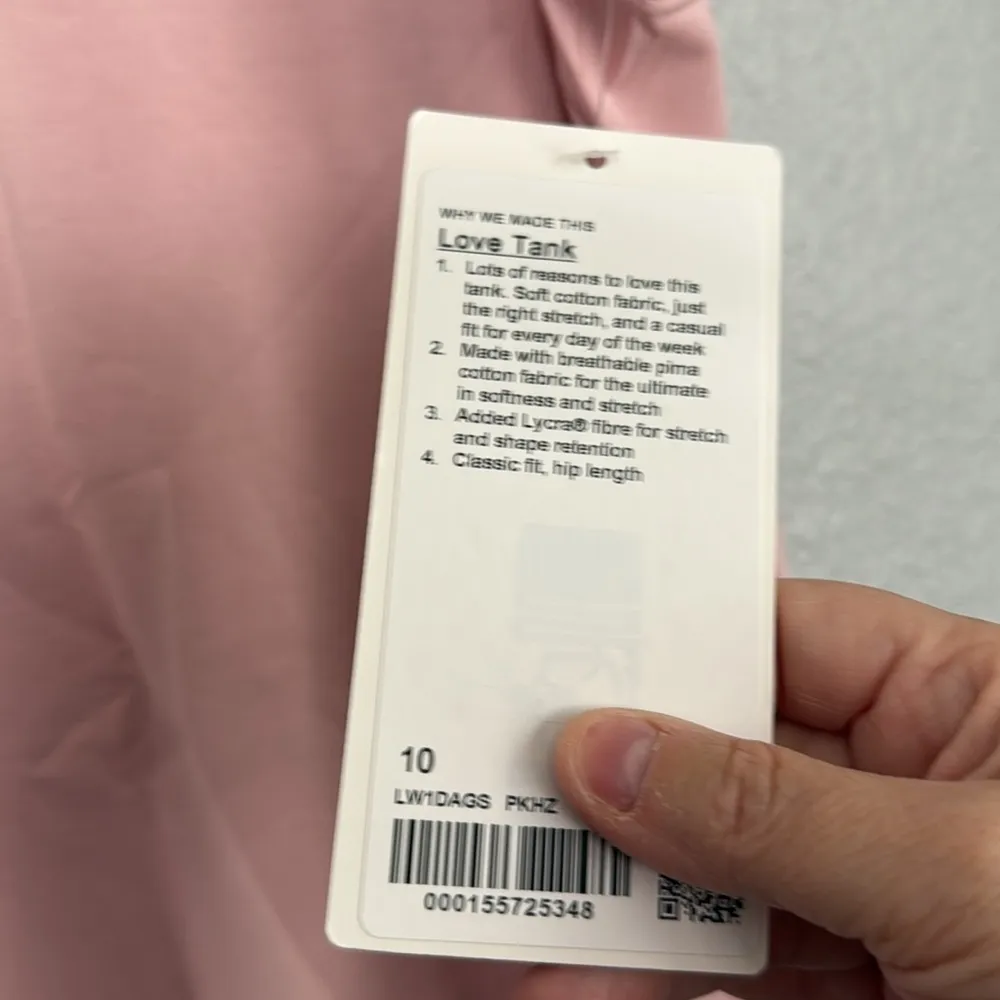 Lululemon Love Tank Top in pink haze - Image 6