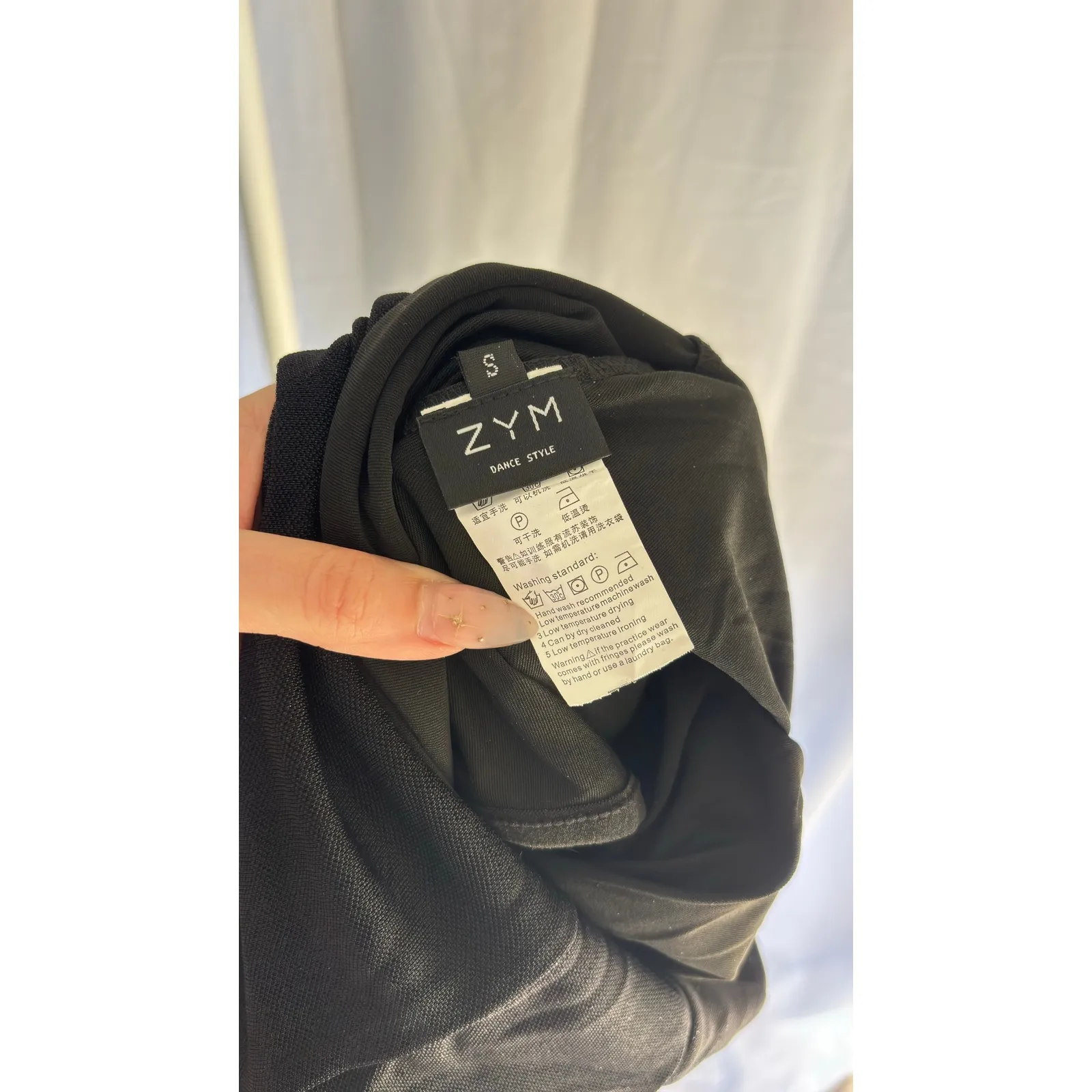 ZYM Dance Black Sweetheart Neckline High Slit Maxi Dress‎ with Matching Gloves - Image 12