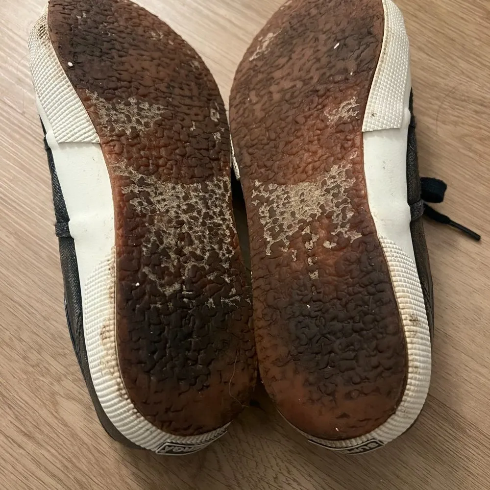 Superga Italian Metallic Blue Shoes - Image 5