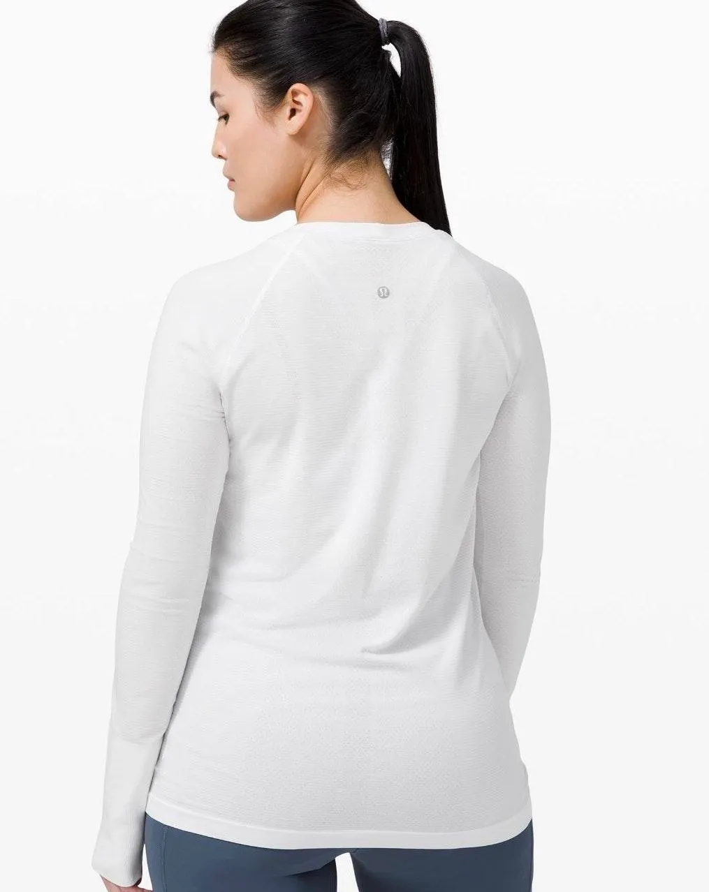 Lululemon White Swiftly Tech Long Sleeve - Image 2