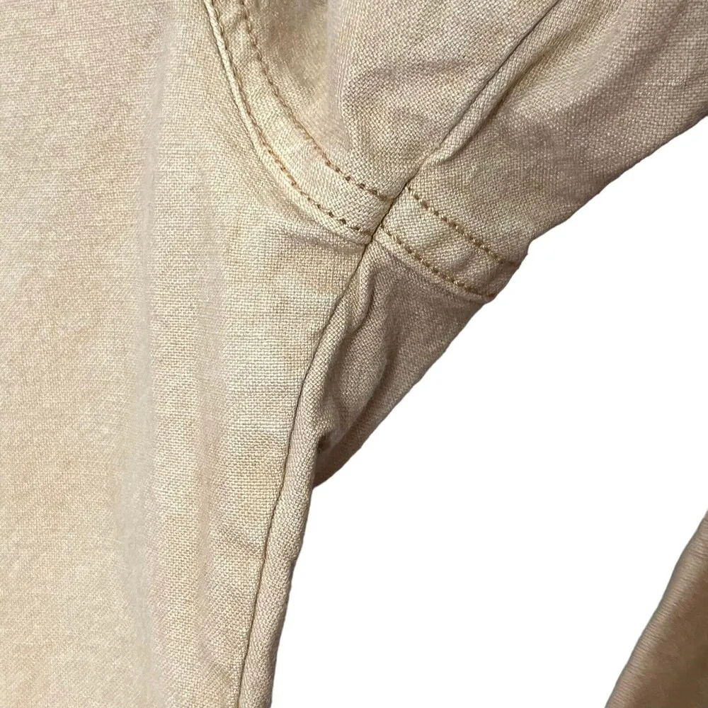 THE GREAT. The Carpenter Pants In Camel High Rise Straight Leg Womens Size 27 - Image 5