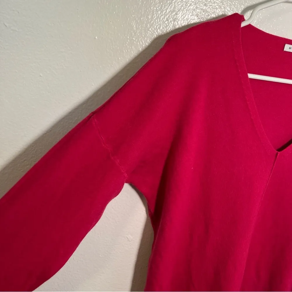 Staccato Kehlani V-Neck Sweater Bright Pink - Image 6