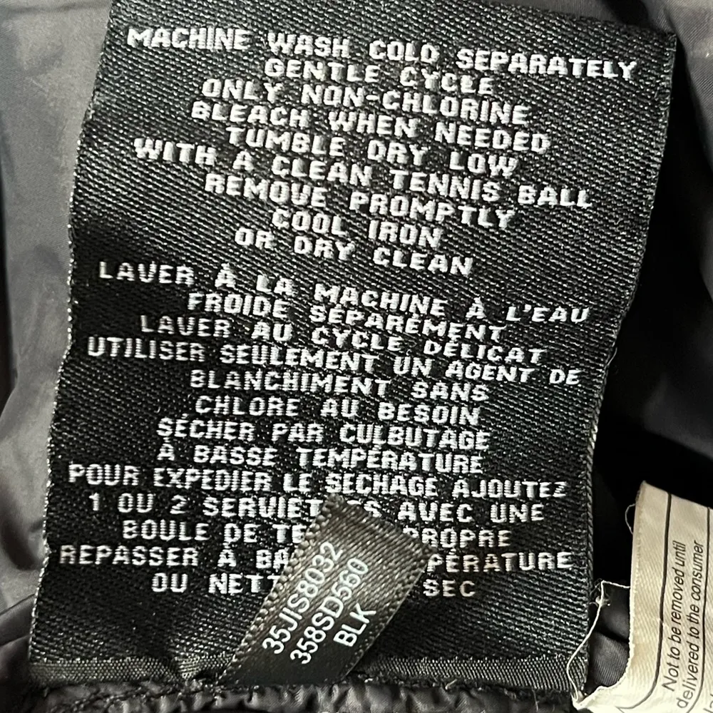 Cole Haan Lightweight Down Hooded Jacket Black Size Medium - Image 6