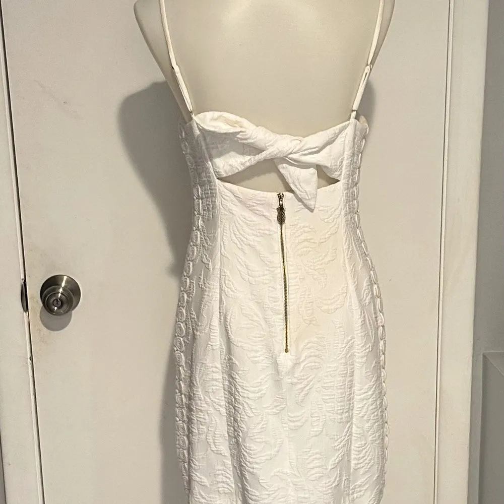 Lilly Pulitzer‎ Shelli White Dress - Size 6. - Image 3