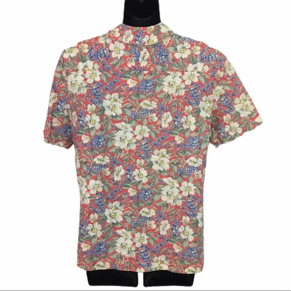 Jones New York Jones NY Lined Floral Button Down Shirt Size Small - Image 4