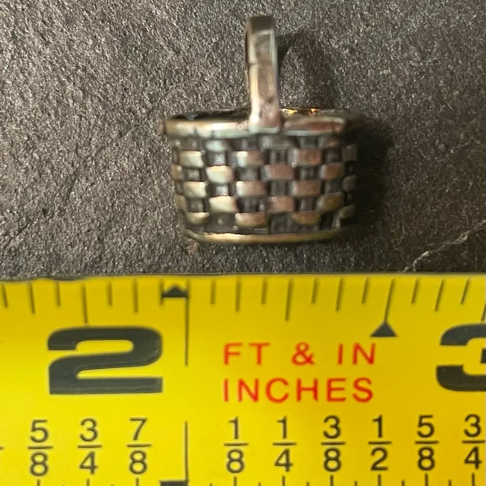 Sterling Basket Charm - Image 5