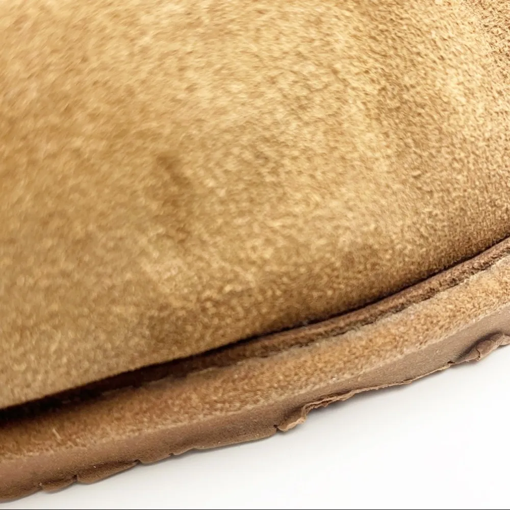 BEARPAW Emma Tan Suede Sheepskin Wool Blend Lining Sheepskin Footbed Boots 8 - Image 5