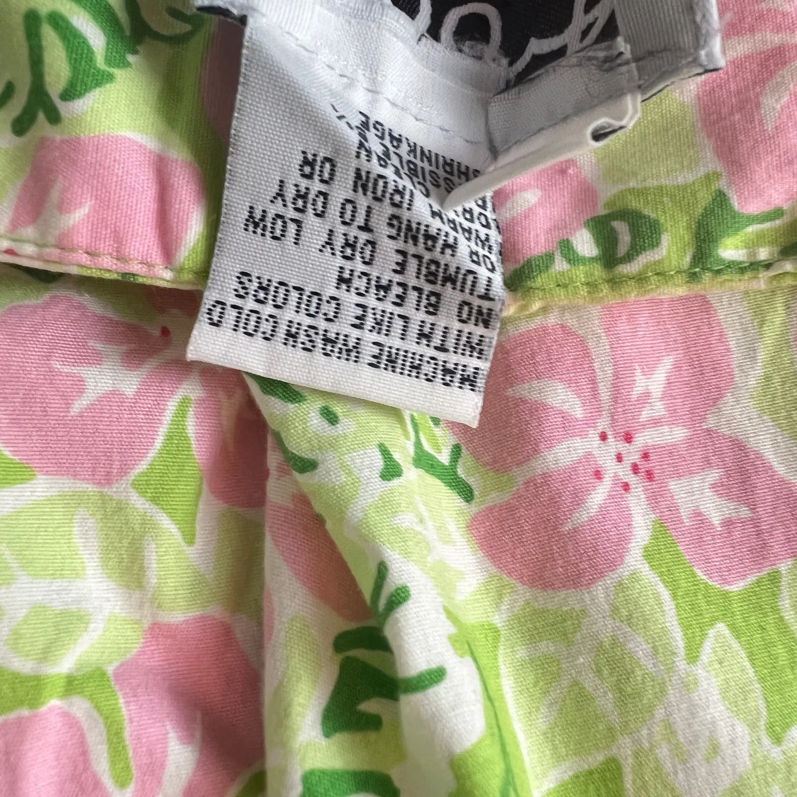 Vintage Lilly Pulitzer Shorts Womens 4 Culotte High-Rise Fairy Floral Whimsical - Image 6