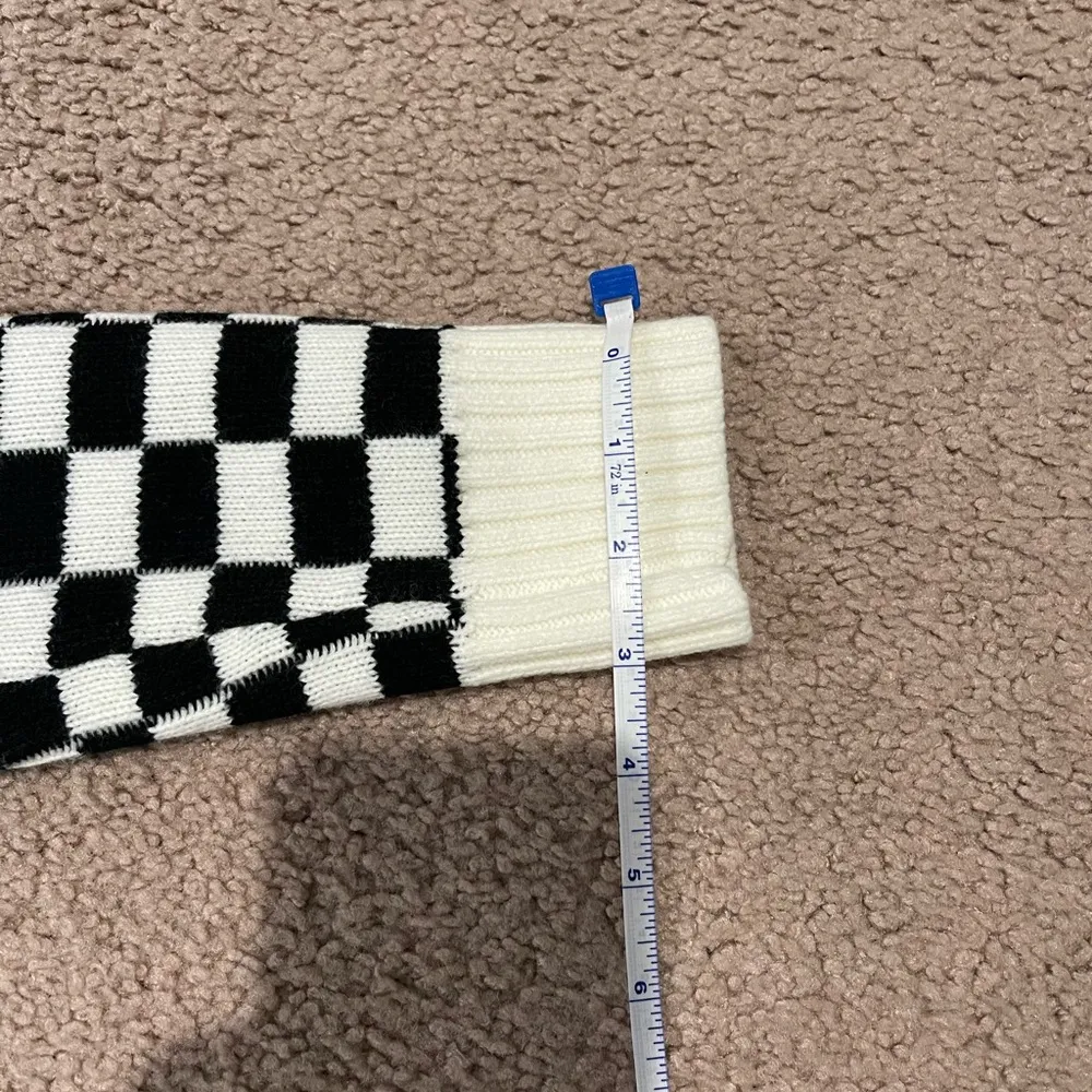 Women's SHEIN rolled turtle neck pointelle knit sweater - Image 6