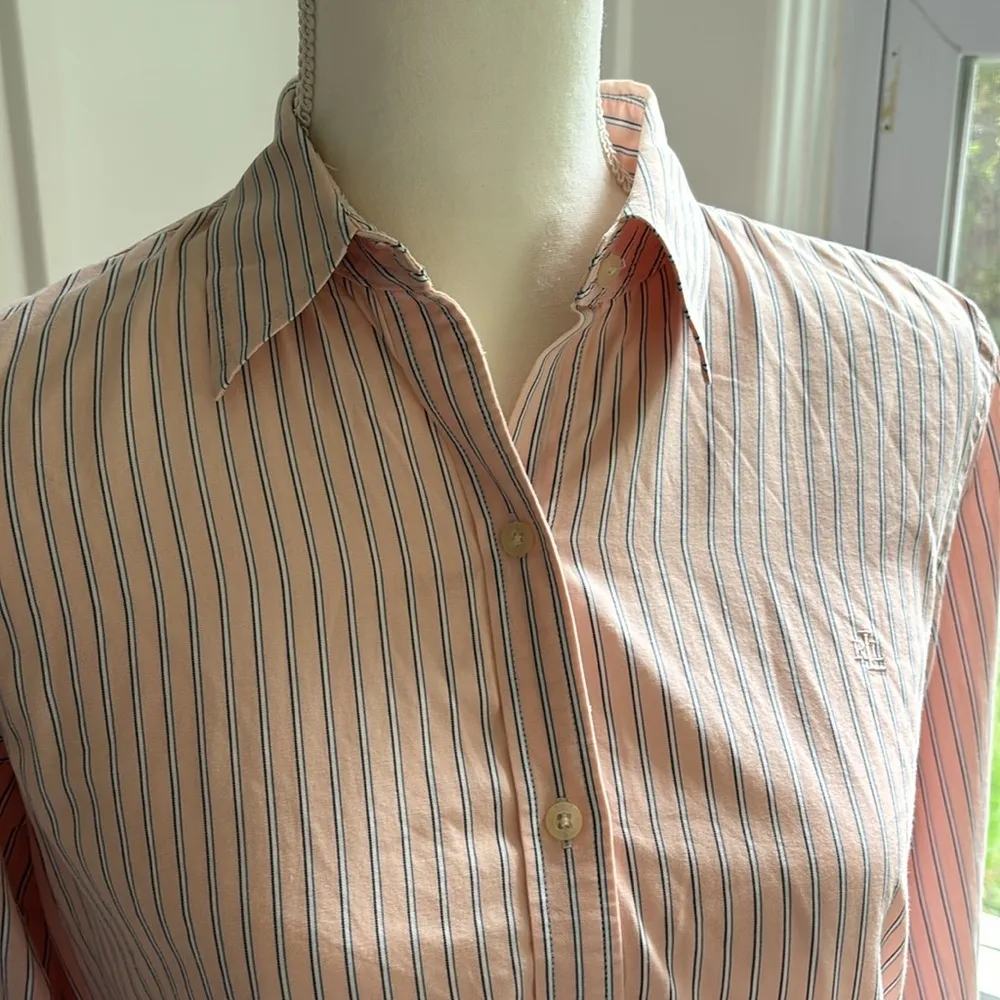 Mini Stripped Button Down Shirt - Image 2