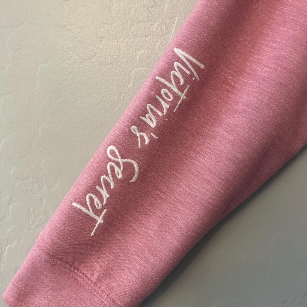 ⭐️Victoria’s Secret mauve colored cutout back long sleeve sweatshirt size medium - Image 9