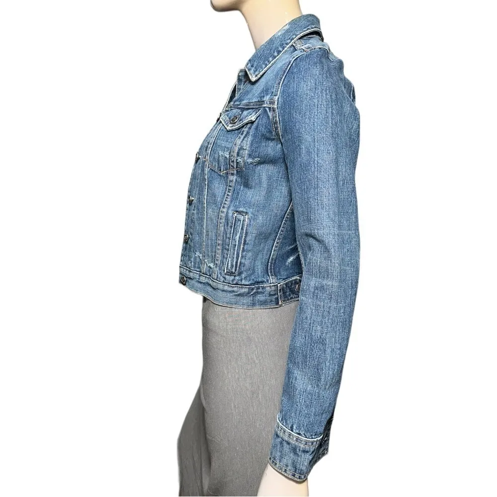 Ruehl 925 New York RARE HTF Women’s Size S Blue Denim Wash Jean Jacket - Image 3