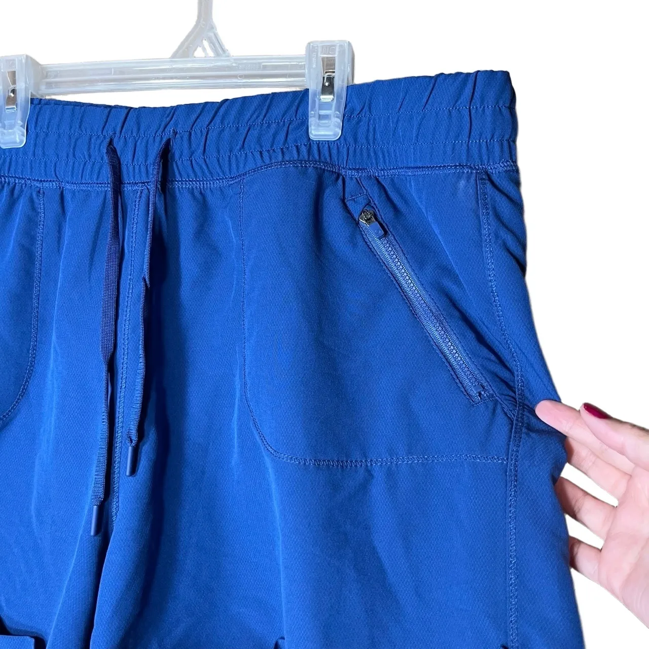 tangerine Shorts Womens Size XXL Blue Active Casual Zippered Pockets Athletic - Image 3