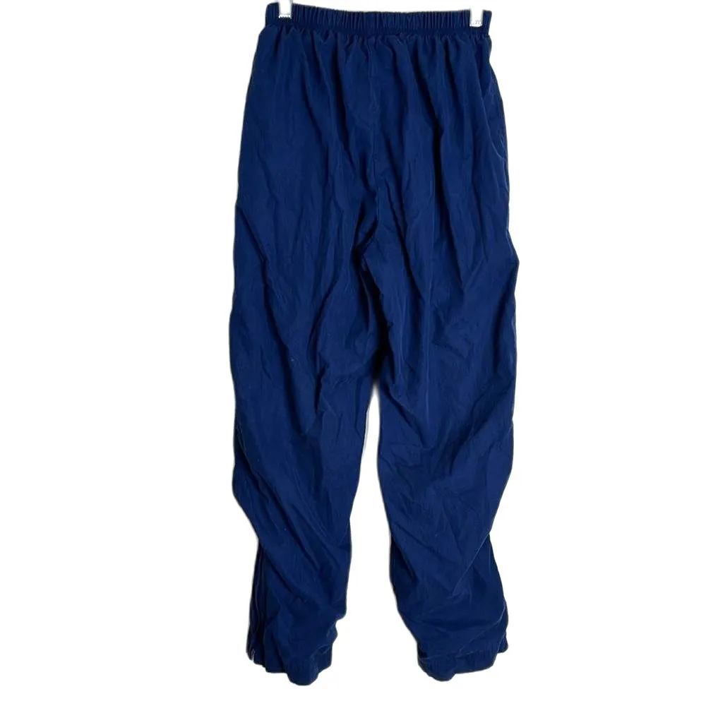 Vtg Nike 90s ladies navy blue cotton athletic lounge pants size 24”medium - Image 7