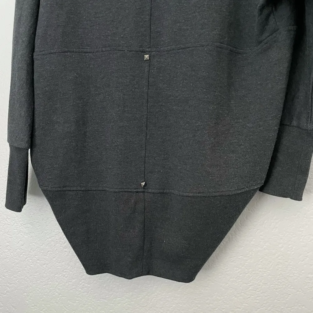 Bluenotes Cocoon Open Cardigan Dark Gray XS - Image 7