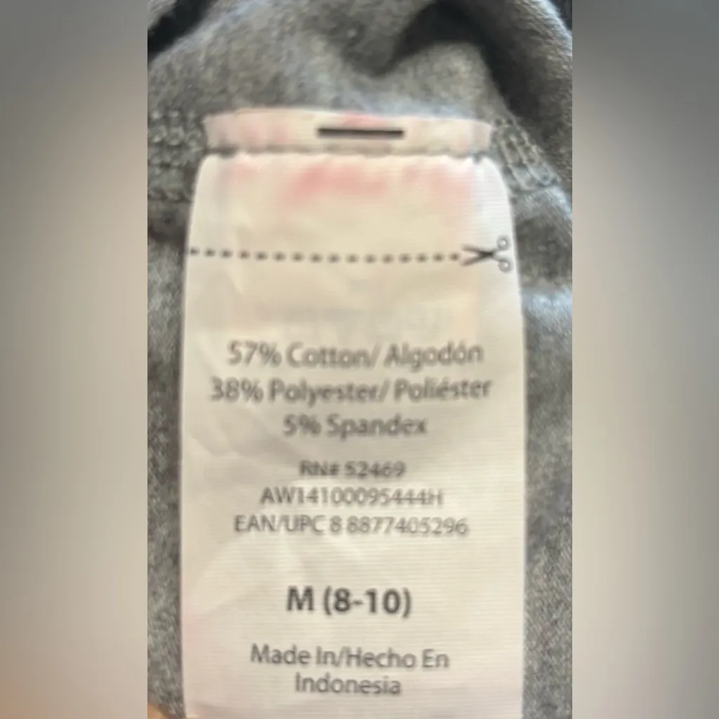 Athletic‎ Works Heather Gray Sweatpants Capris Pockets Gym Workout Loungewear - Image 4