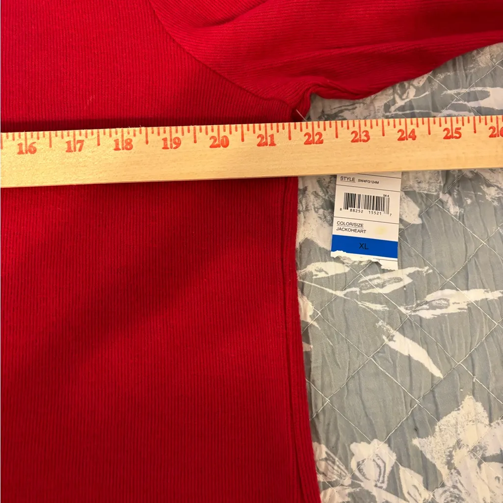 Studio Works Women's Red Buckle Sweatshirt - Image 5