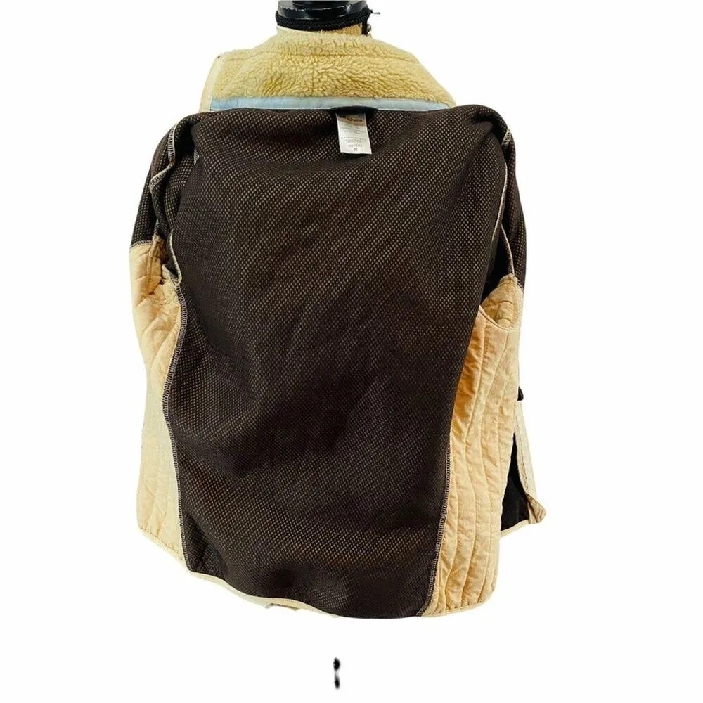 Patagonia Synchilla High Pile Full Zip Fleece Cream Jacket Medium - Image 7