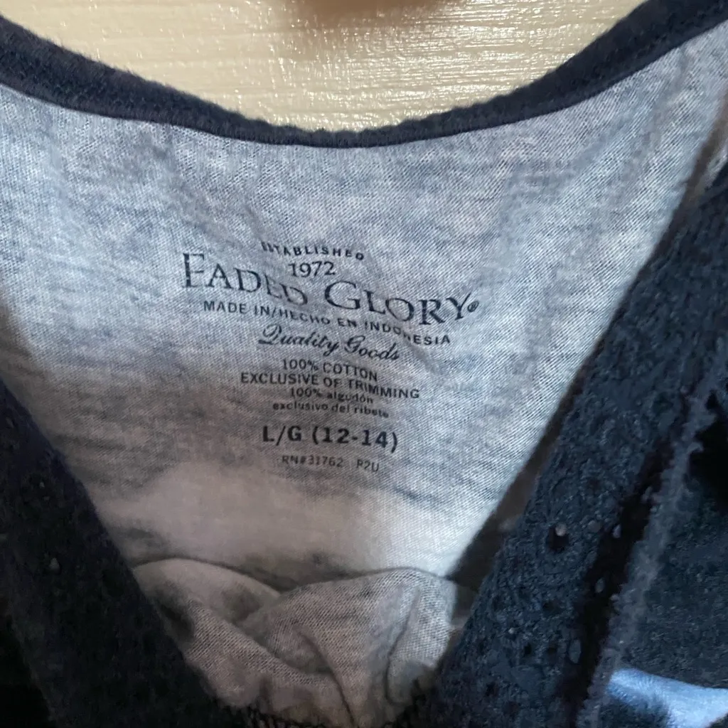 Faded Glory Navy Lace Dress - Image 2