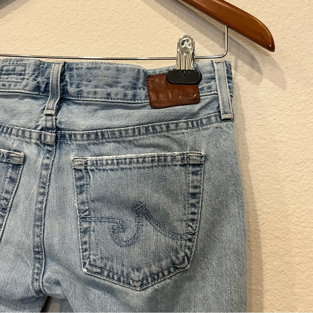 AG Adriano Goldschmied The Nikki Relaxed Skinny Patchwork Boho Jeans Sz 24R - Image 5