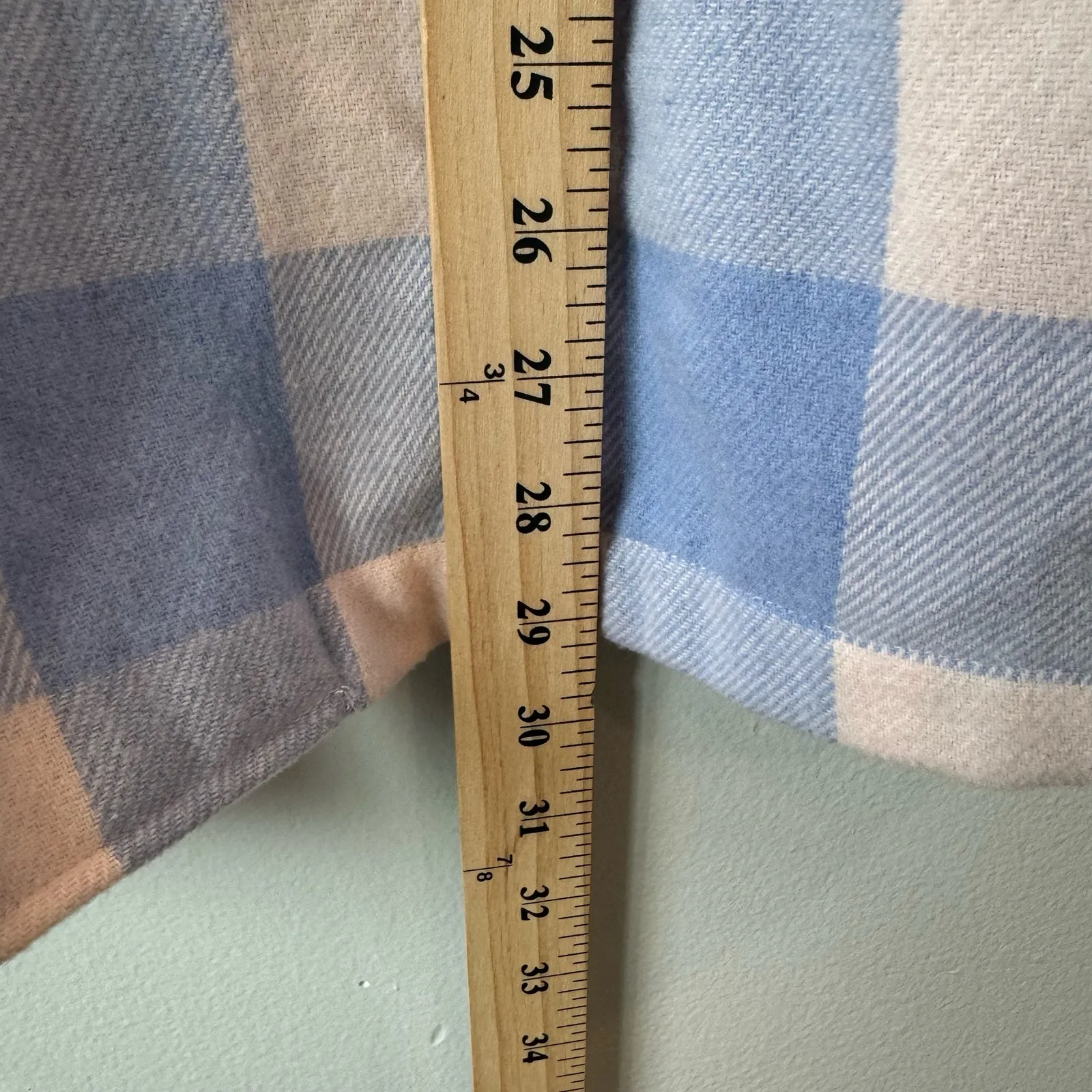 HFX Women's Long Sleeve Cozy Shacket Shirt Jacket Farmcore Large Blue - Image 4