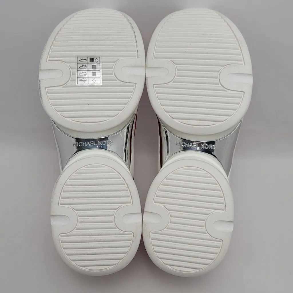 Michael Kors Olympia Stretch knit Ankle Socks Bootie Sneakers Chunky Sole Sz 9M - Image 4