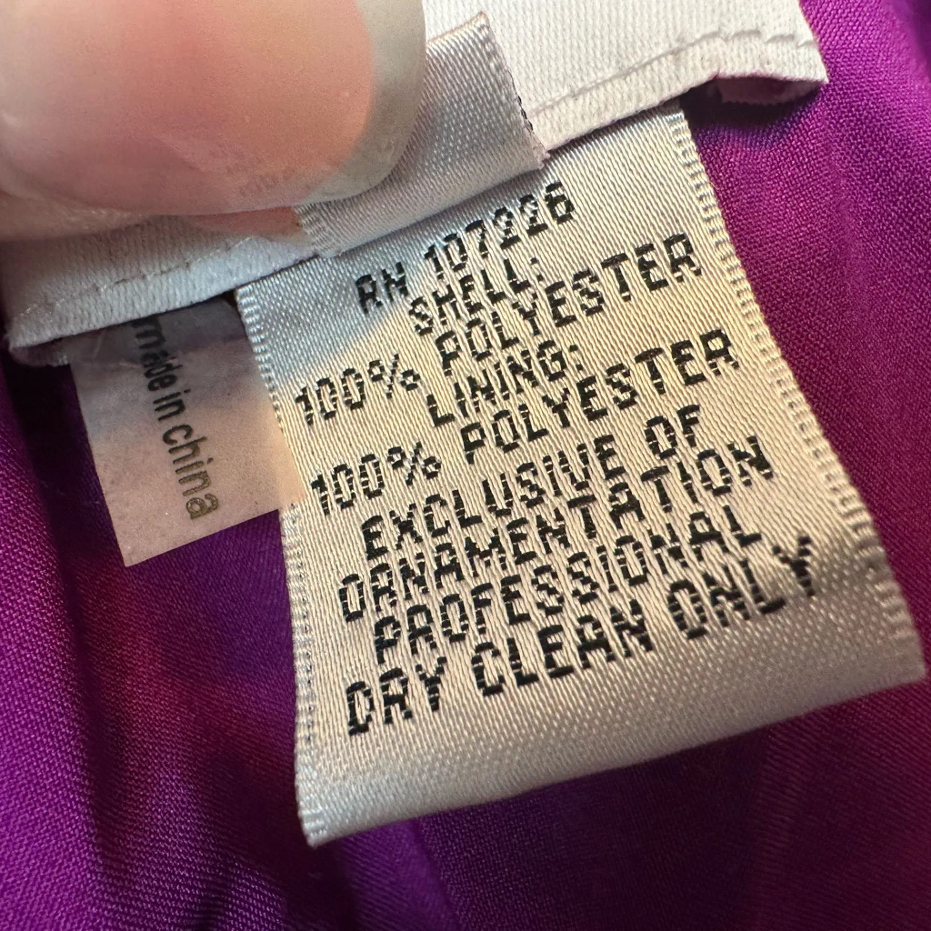 Pamella Roland Chic Party Magenta Purple Beaded Cutout Sheath Dress Size 4 - Image 12