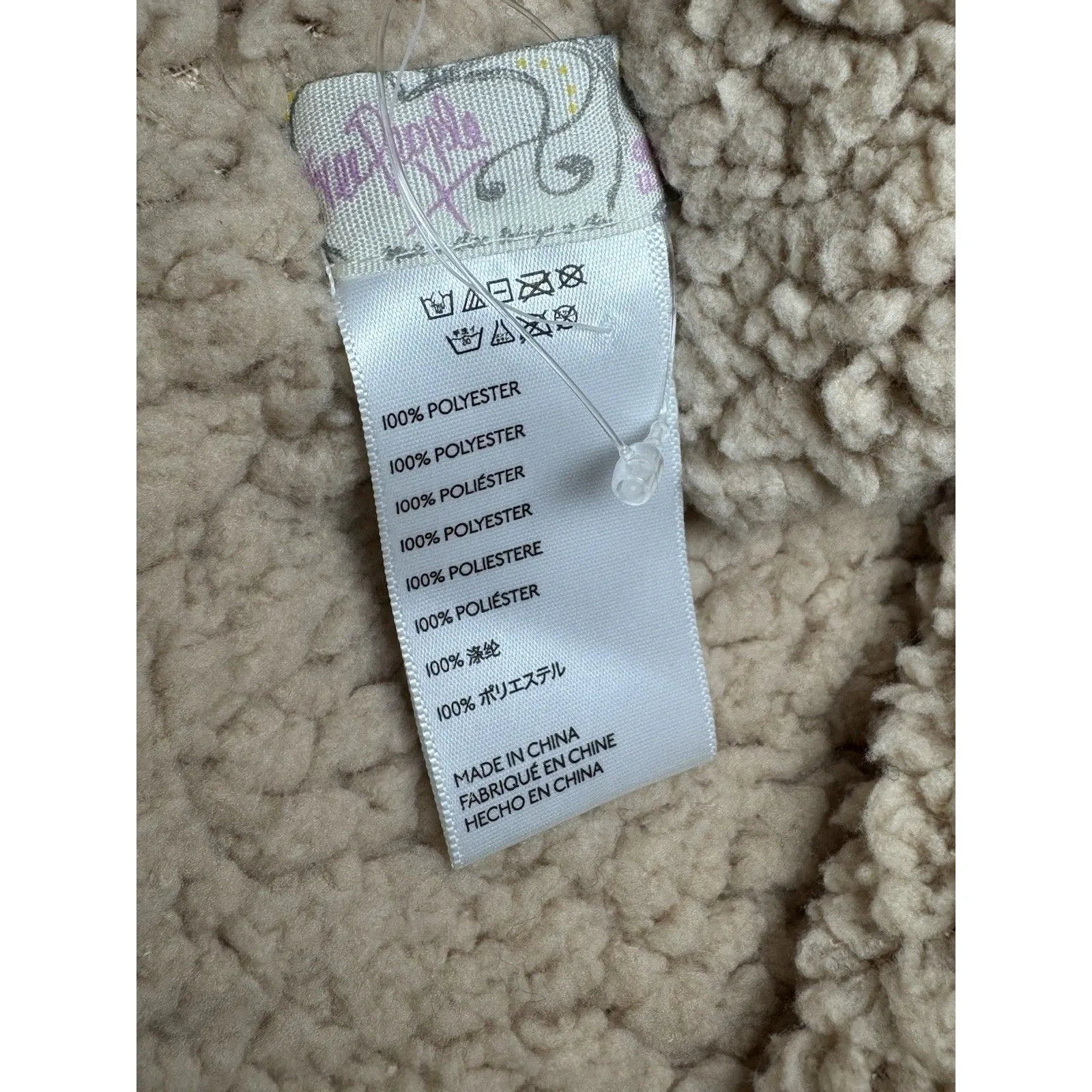 Free People Cloud Nine Scarf Double Loop Infinity Sherpa Cozy Camel One Size - Image 7