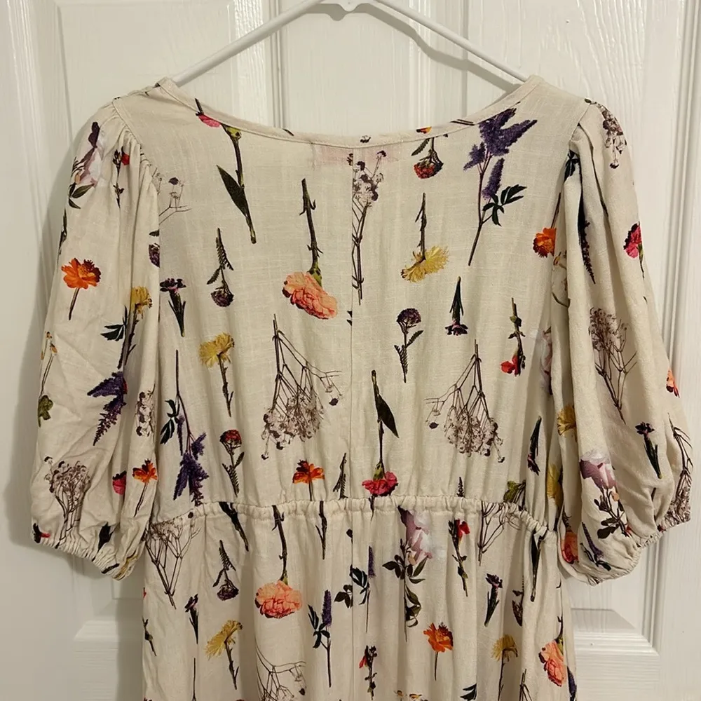 Lisa Says Gah X Free People Leila Floral Dress NWT Size XS - Image 7