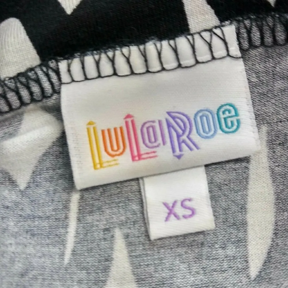 Abstract Black White Azure Fit Flare Skirt XS NWOT - Image 5