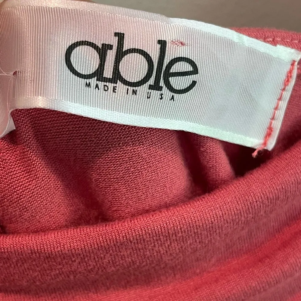 able Pink Jersey Knit Sleeveless Dress - Image 5