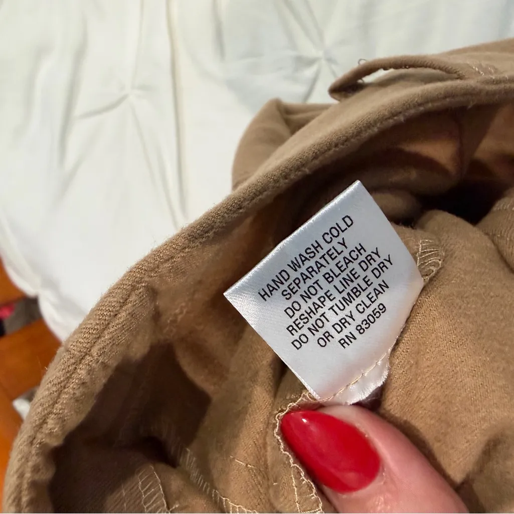 DREW Tan Dress Pants | Size 4 | Made in USA | Classic Work Trousers - Image 5