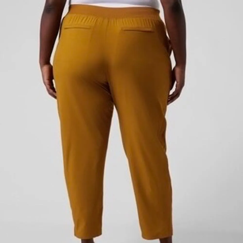 Athleta Mustard Yellow Brooklyn Ankle Pants Sz.12 Tall NWT - Image 3