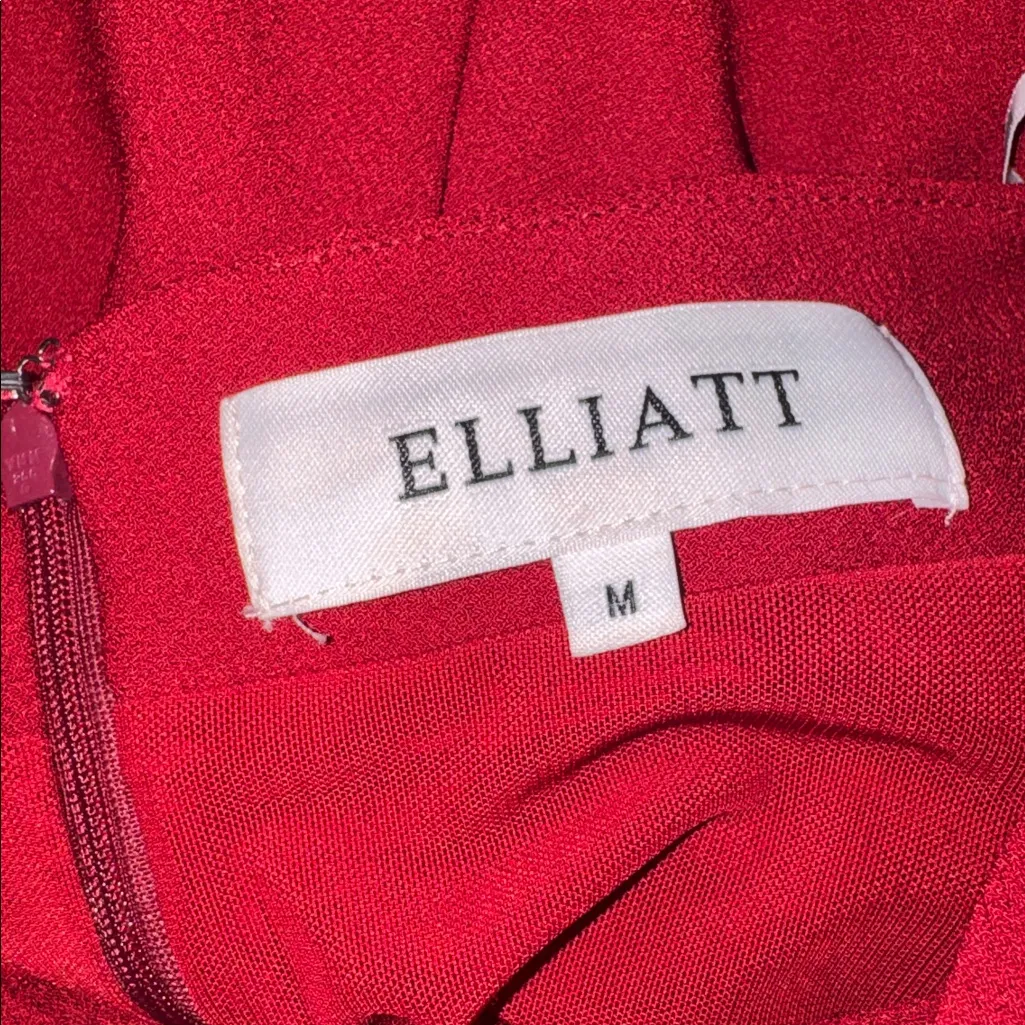 NEW ELLIATT x REVOLVE Evanora 3d floral Gown in Red Berry sz M - Image 7