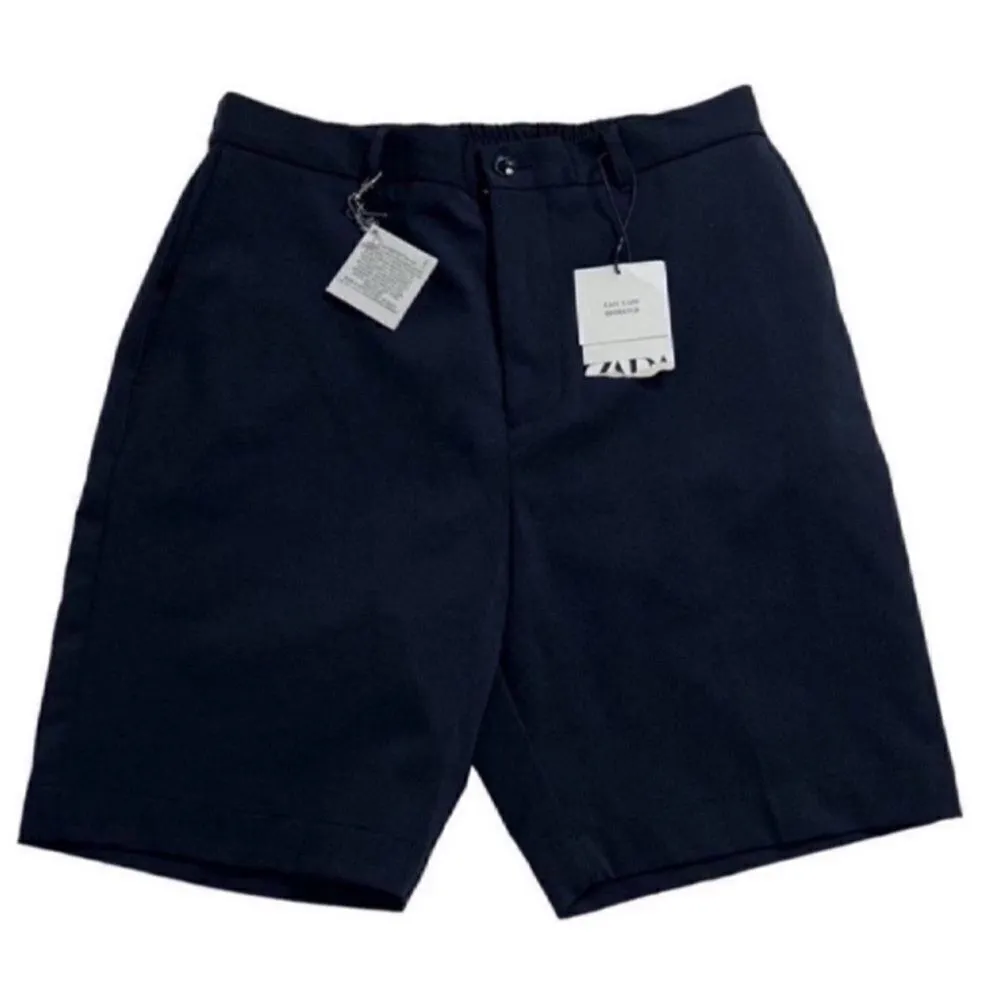 Zara Navy Blue Bermuda Shorts(Size 30) - Image 2