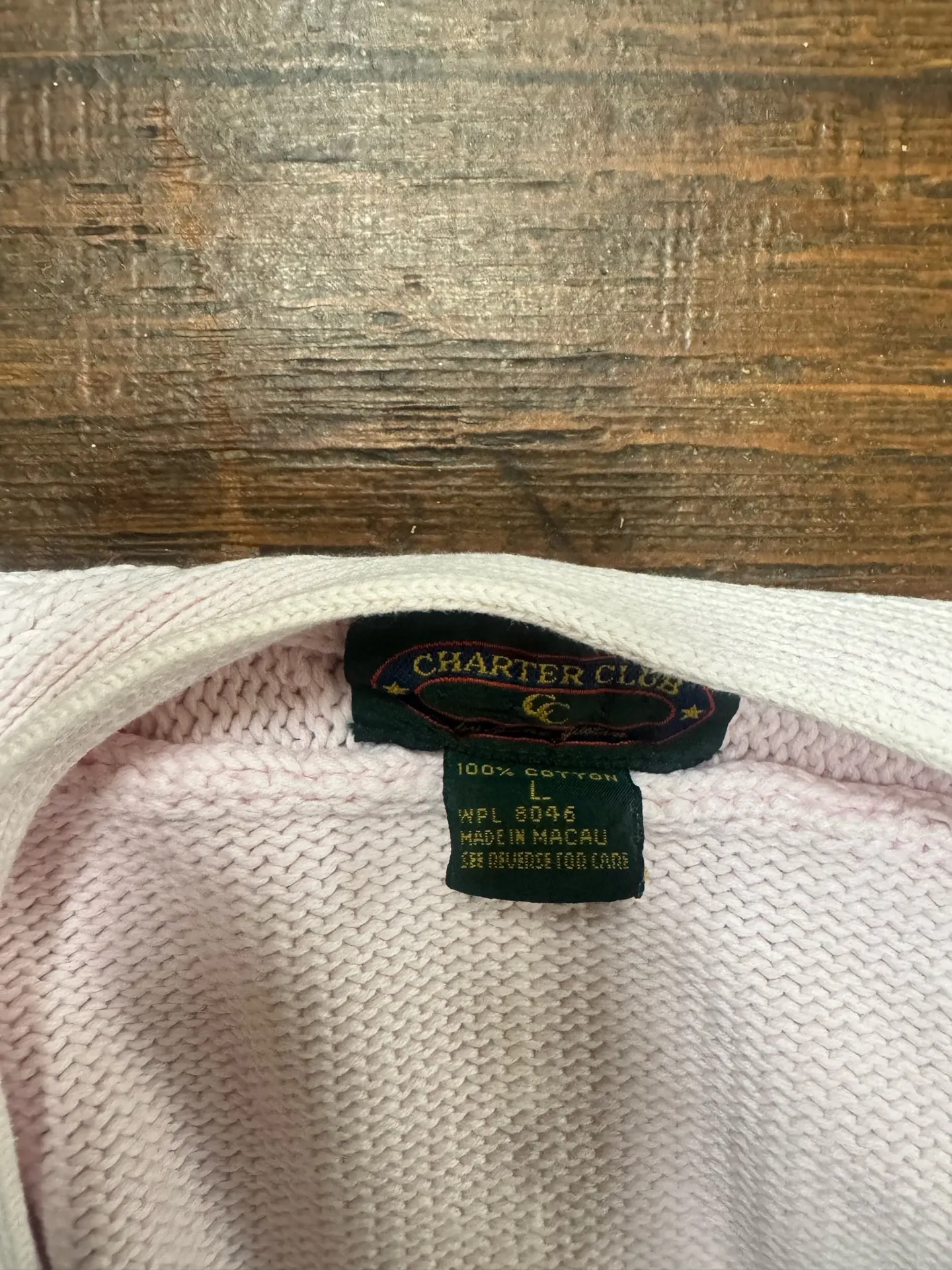 Charter Club Light Pink Cardigan Sweater - Image 2