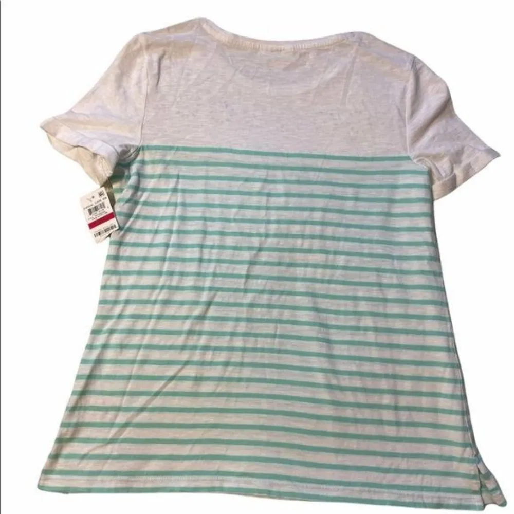Striped Crew Neck Charter Club Shirt NWT - Image 92