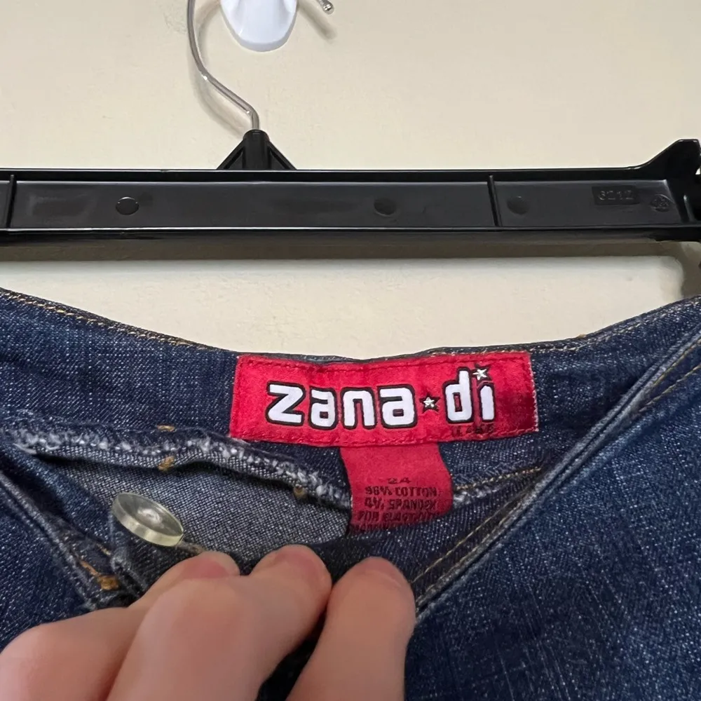 Y2K vintage Zana Di Lace Up Side Jeans - Image 9