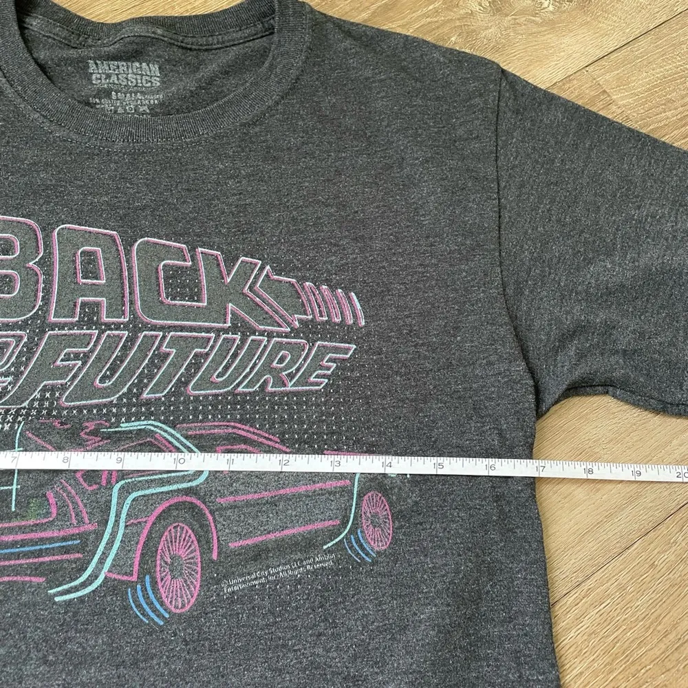 Back To The Future Grey Graphic T - Image 9