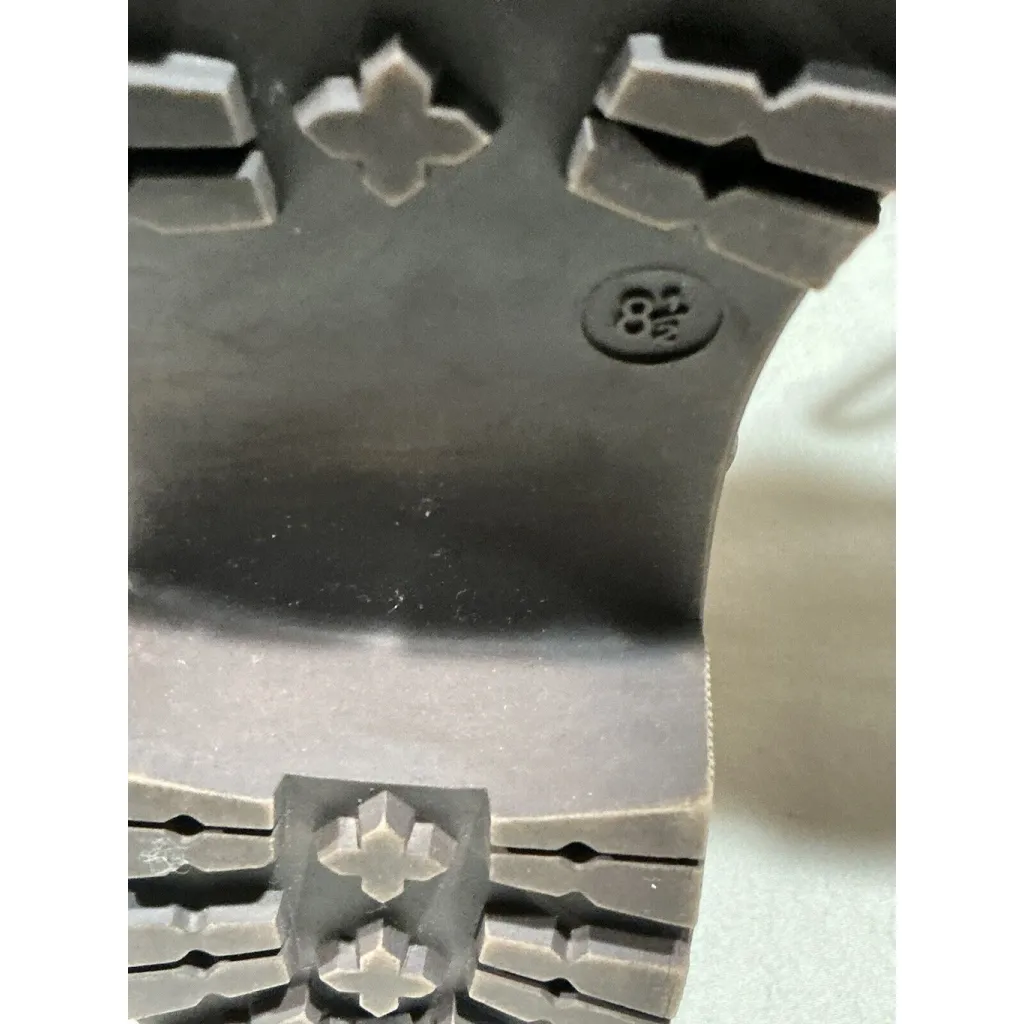 Womans Mia Maylynn Brown Lace Up Sherpa Lined Combat Boots Size 8 1/2 - Image 5