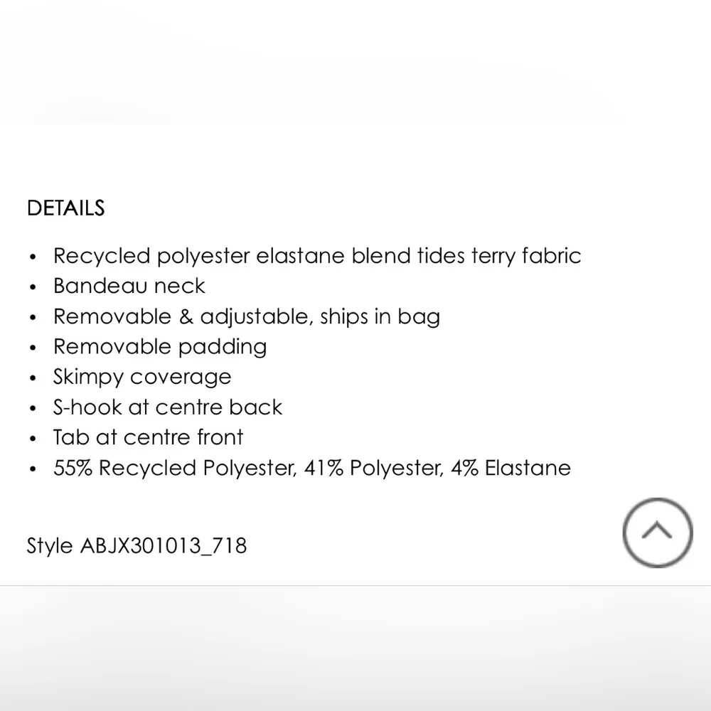 Billabong Wave Check Betty Bandeau Bikini Top Size M - Image 4