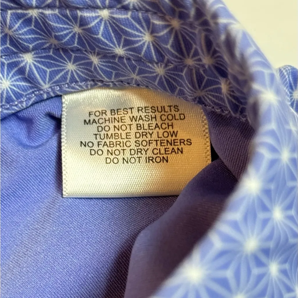 Peter Millar Blue Geometric Mini Skirt - Image 9