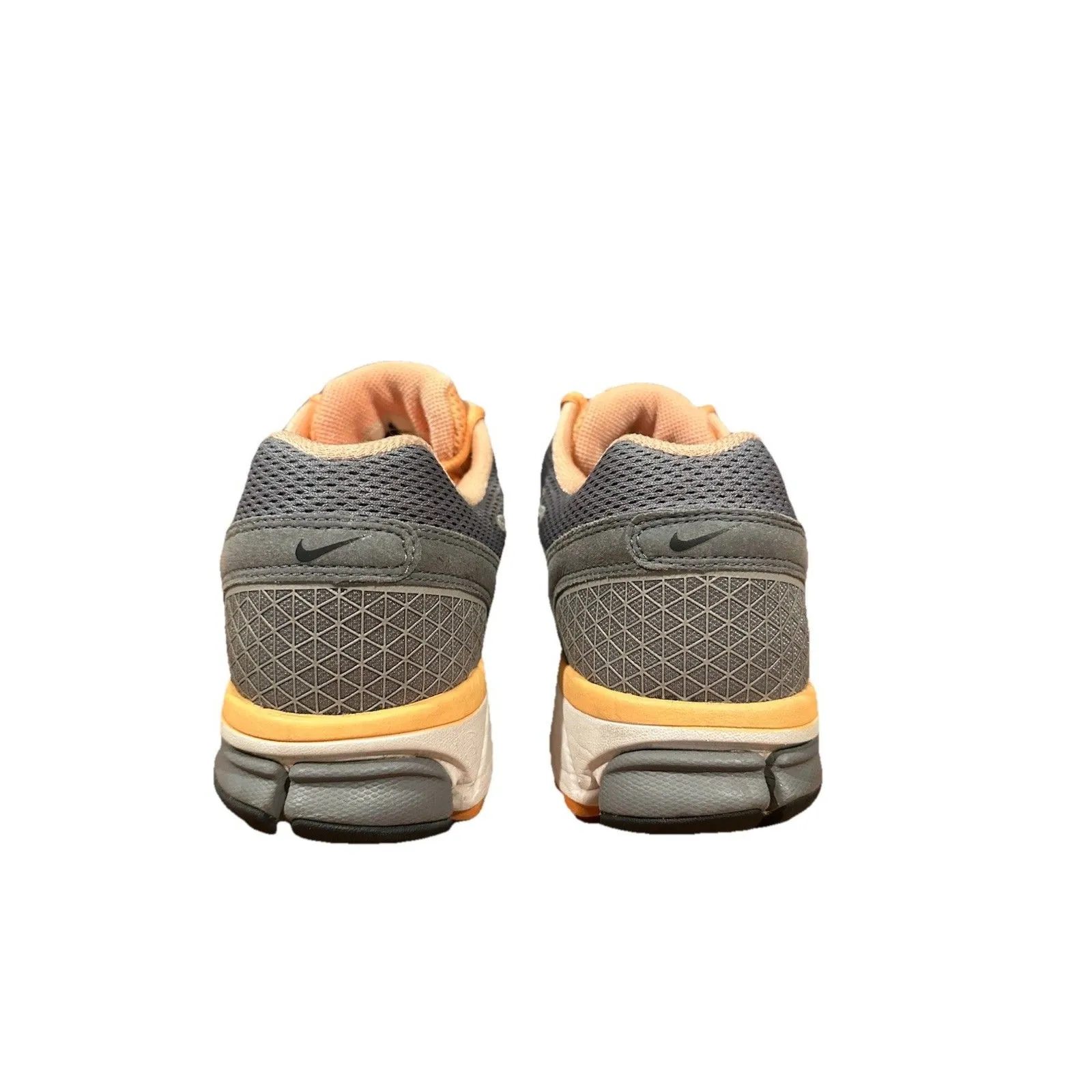 Nike Pegasus 28 Sneakers Flywire Zoom Air Cushion Gray Orange Women's Size 9 - Image 5