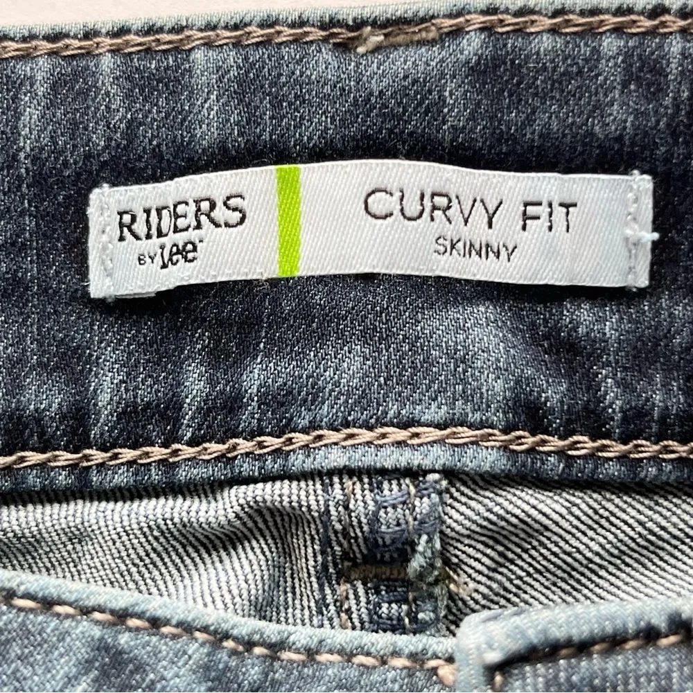 Lee Curvey Skinny Leg Fit High Wasited Denim Blue Jeans 29 with 9” inseam - Image 6