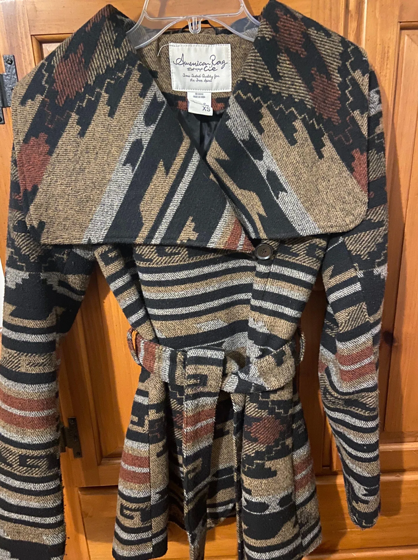 American Rag Patterned Coat - Image 2