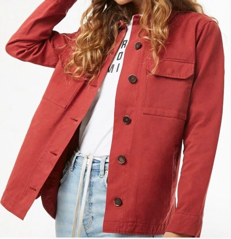 NWOT Twill Utility Jacket - Image 2