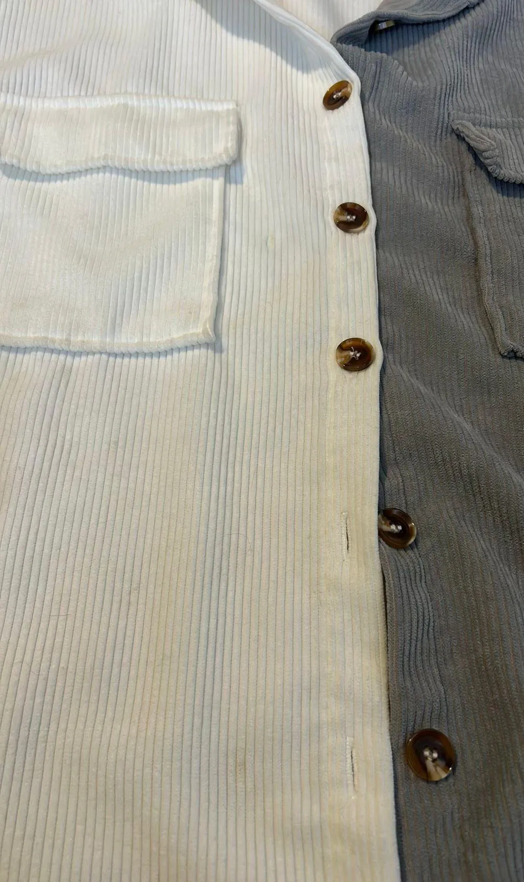 Multicolor Button Down Tan Size M - Image 2