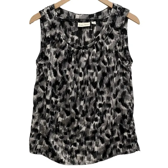 Studio Works Gray & Black Leopard Tank Small - Image 13