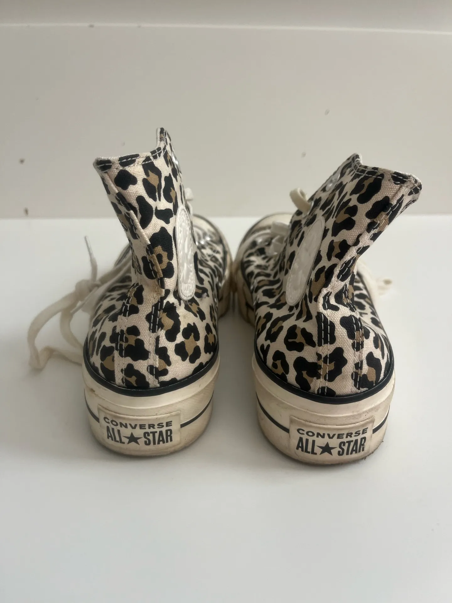 Leopard Print Converse Platform High-Top - Image 4