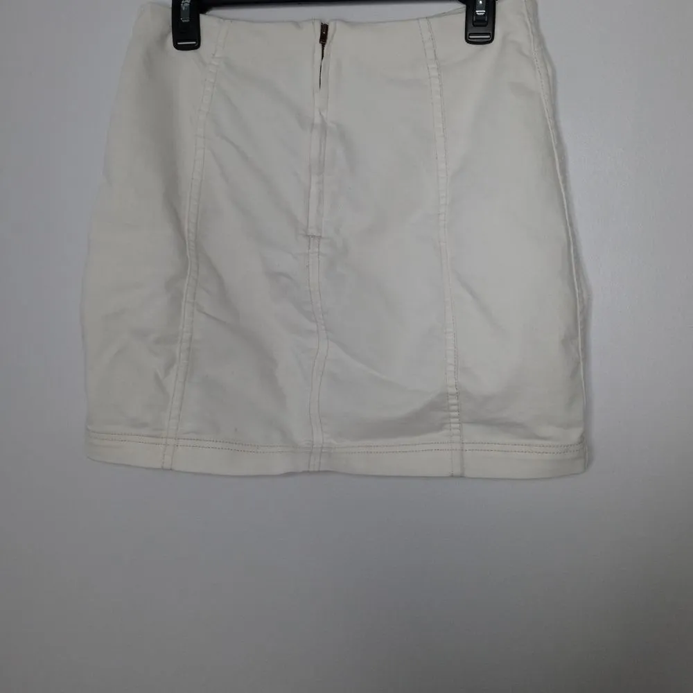 Free people ivory skirt size 12 - Image 3